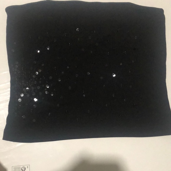 EXPRESS BLACK TUBE TOP(MEDIUM ) - Picture 1 of 4